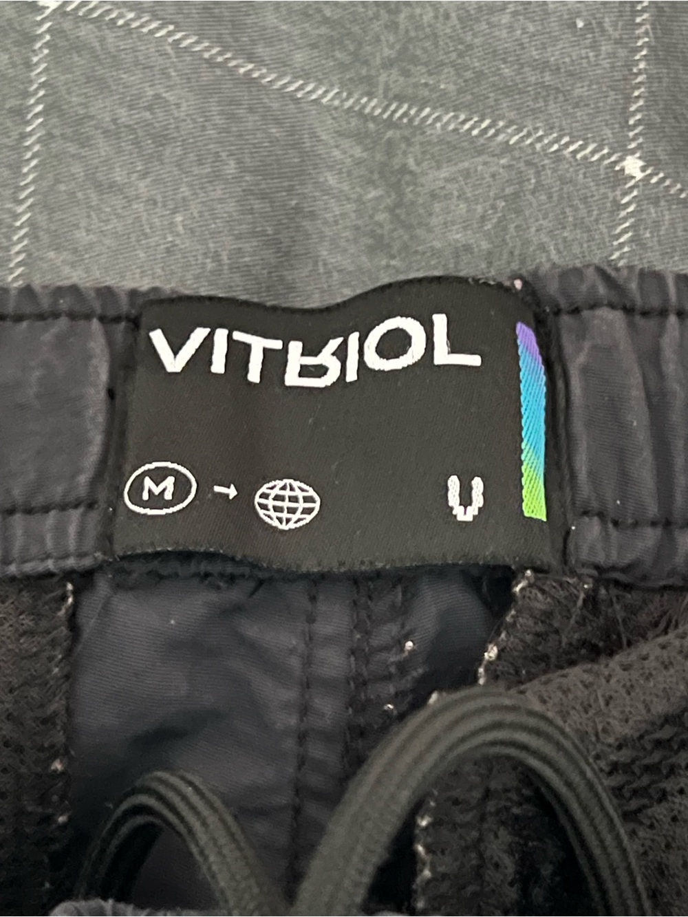 Vitriol Skull Graphic Black Swim Trunks Board Shorts Men’s Size M - Picture 5 of 6